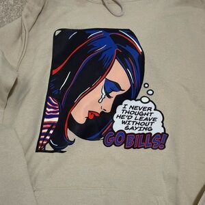 NWOT Buffalo Bills Sweatshirt Go Bills Pop Art